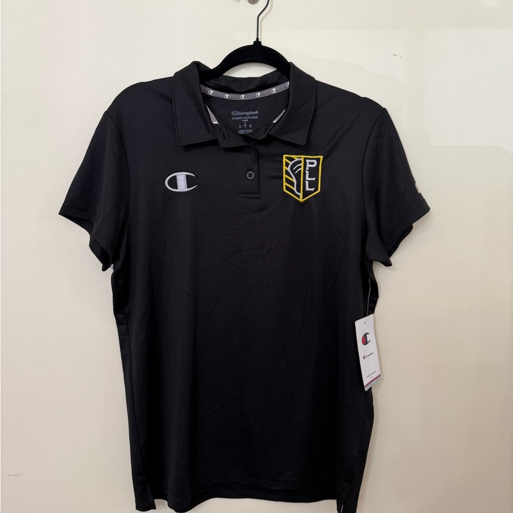 Champion Ladies Black Athletic Polo